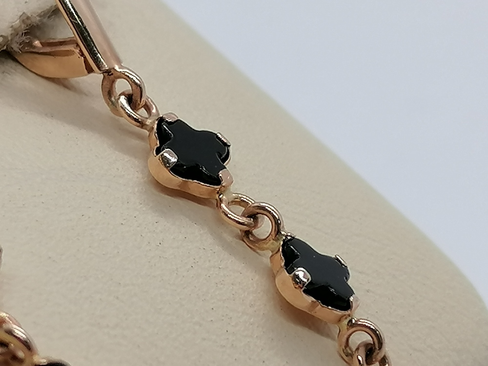 12227 СЕРЬГИ С КАМНЯМИ (Au 585)