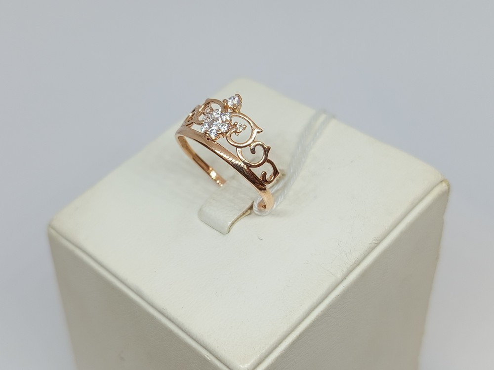 КОЛКМИ585 КОЛЬЦО С КАМНЯМИ (Au 585)