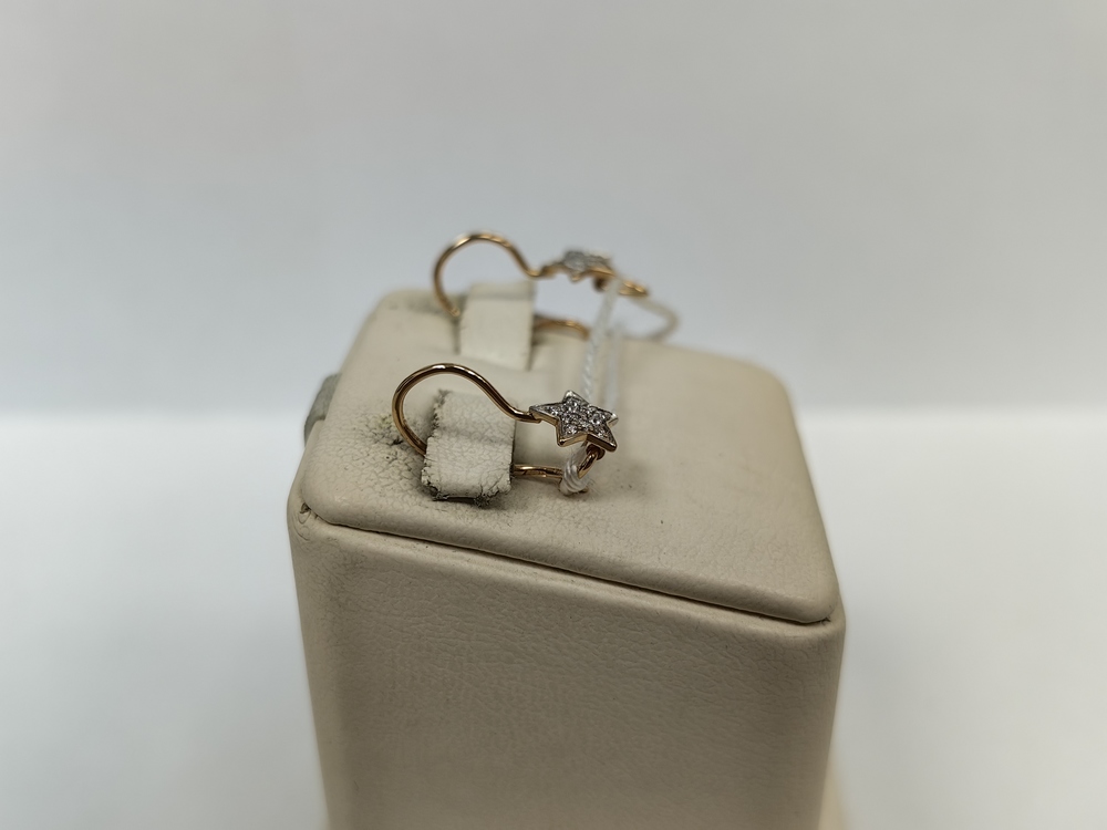 СЕРЬГИ С КАМНЯМИ (Au 585)