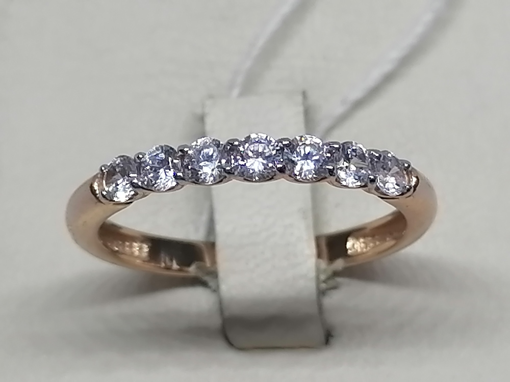 КОЛЬЦО С КАМНЯМИ (Au 585)