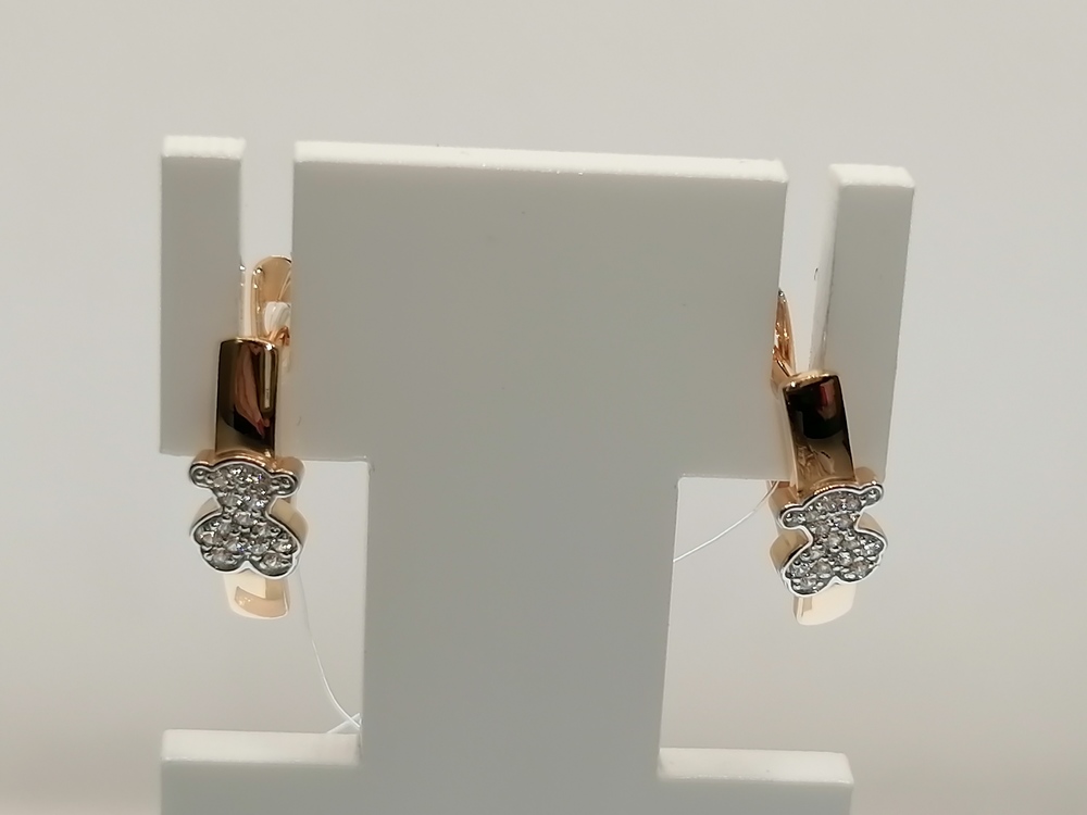 СЕРЬГИ С КАМНЯМИ (Au 585)