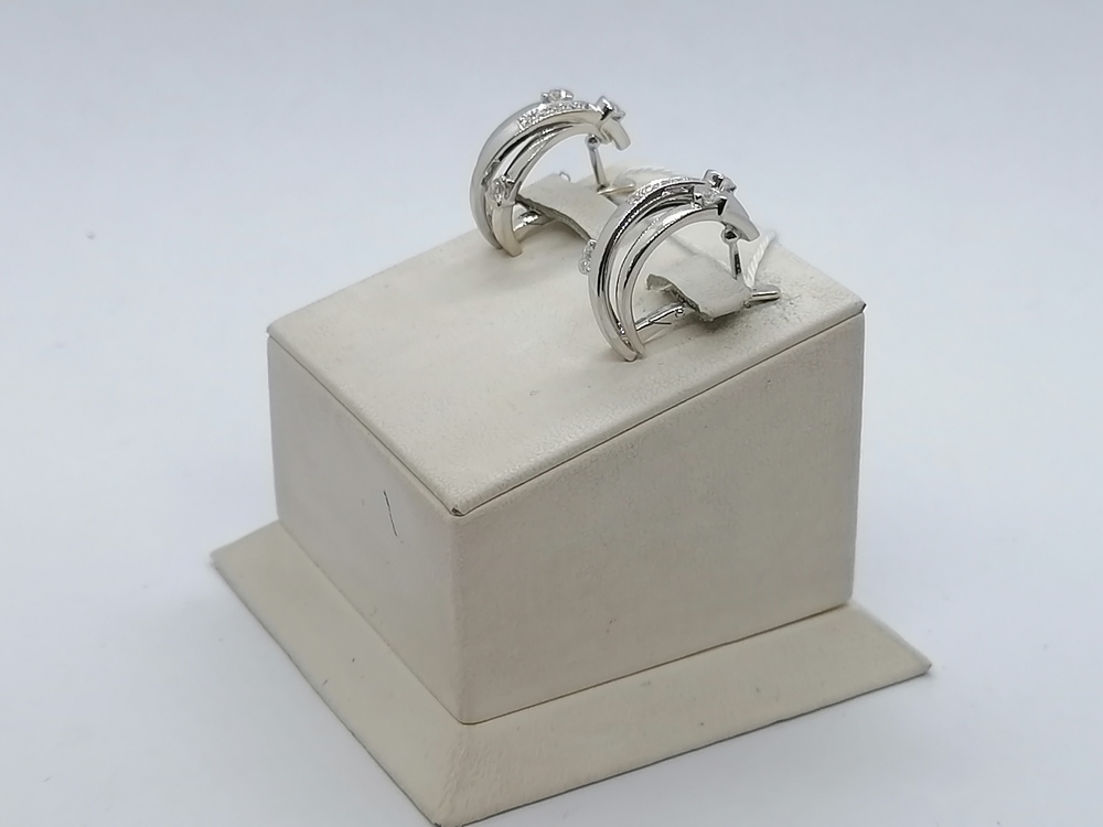 СЕРЬГИ БРИЛЛИАНТ Au 750