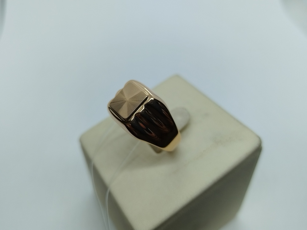 КОЛЬЦО ПЕЧАТКА без камня (Au 585)