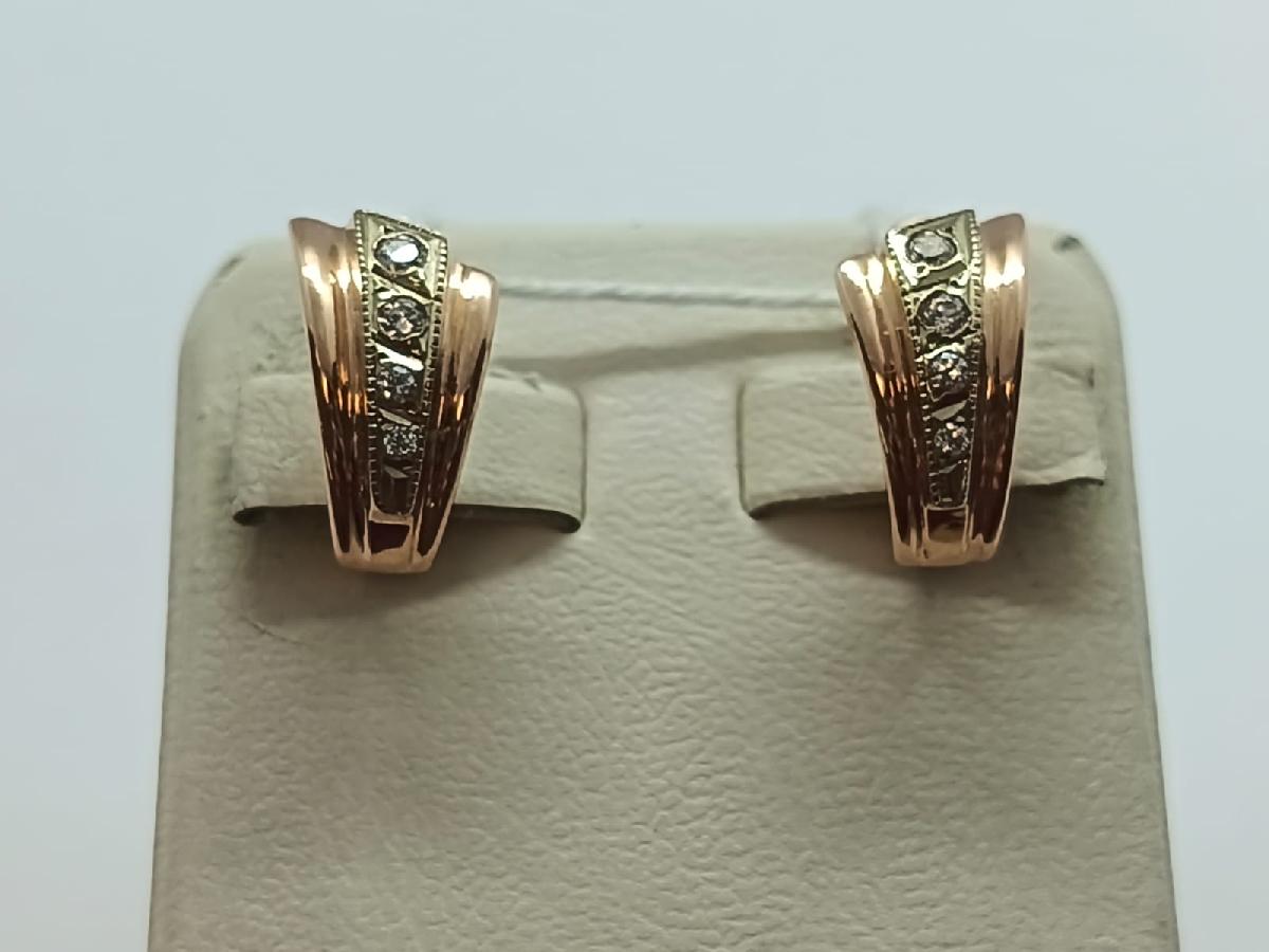 СКМИ585 СЕРЬГИ С КАМНЯМИ (Au 585) СКМИ585 СЕРЬГИ С КАМНЯМИ (Au 585)