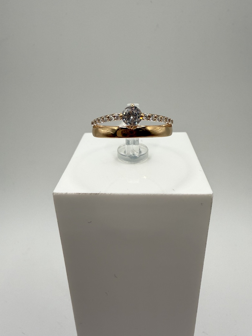 КОЛКМИ585 КОЛЬЦО С КАМНЯМИ (Au 585)