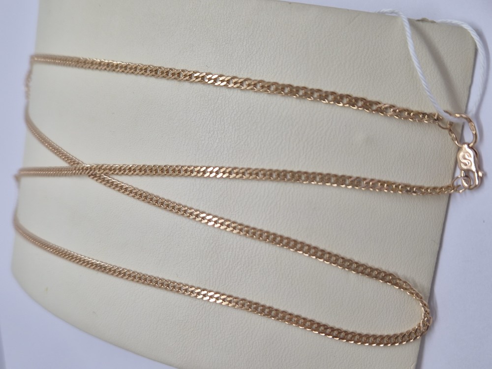 ЦЛР2585 ЦЕПЬ ПОЛНОВЕСНАЯ Ромб двойной (Au 585)