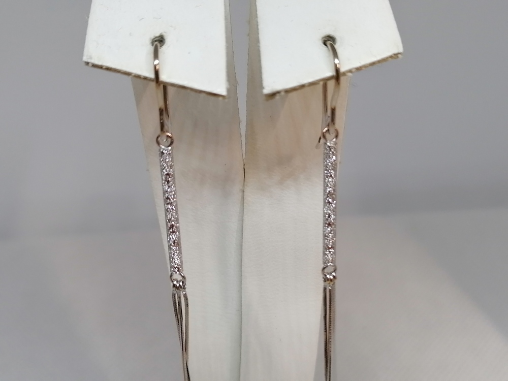 СБКМ585 СЕРЬГИ БЕЗ КАМНЯ (Au 585)