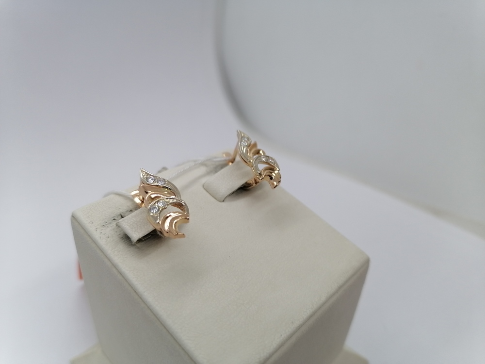 СКМИ585 СЕРЬГИ С КАМНЯМИ (Au 585) СКМИ585 СЕРЬГИ С КАМНЯМИ (Au 585)