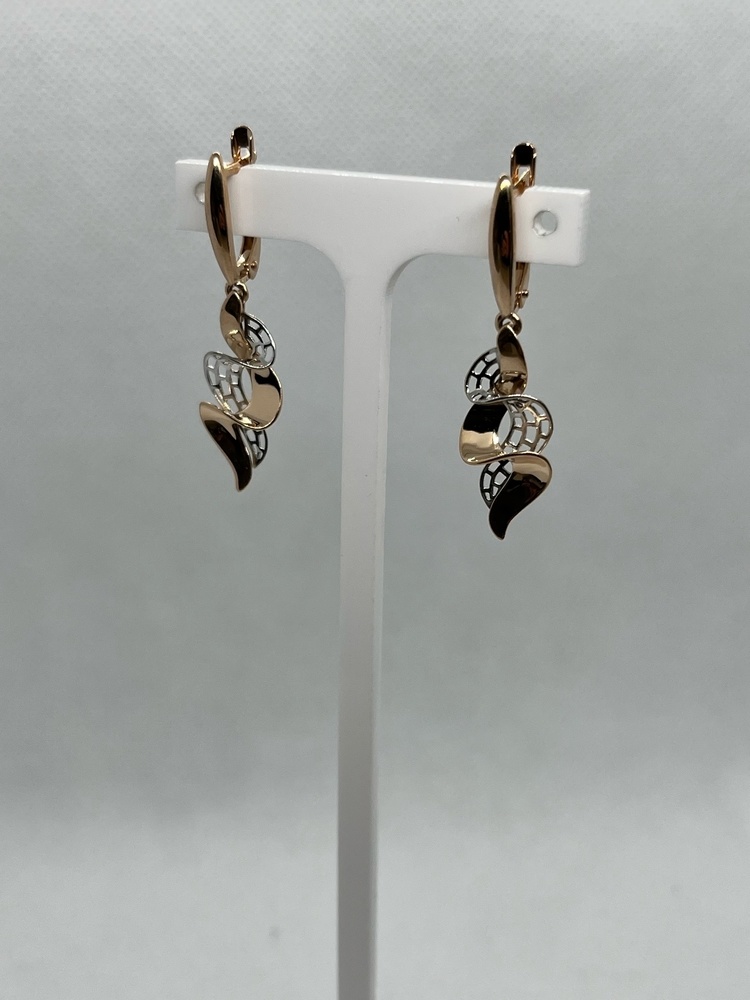 СЕРЬГИ БЕЗ КАМНЯ (Au 585)