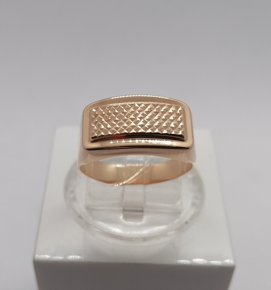 КОЛЬЦО ПЕЧАТКА без камня (Au 585)