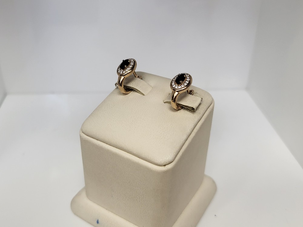 СКМИ585 СЕРЬГИ С КАМНЯМИ (Au 585)