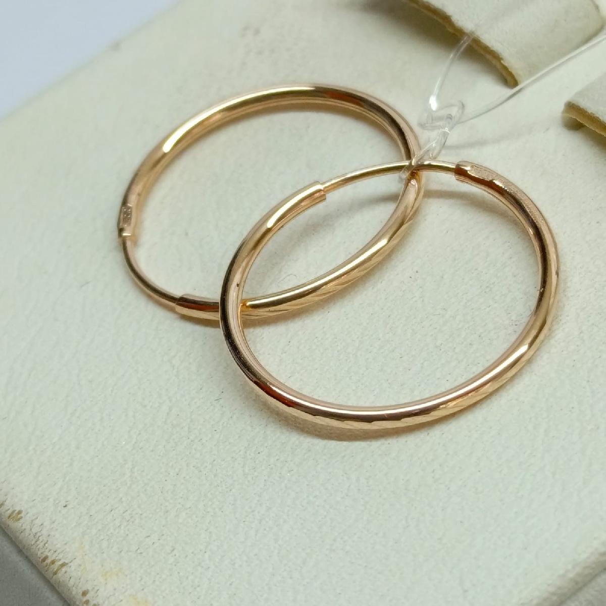 СЕРЬГИ КОНГО без камня (Au 585)