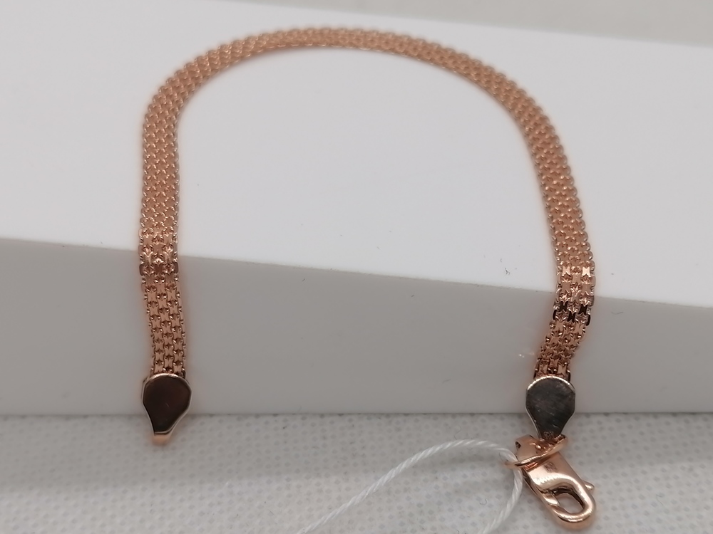 БЛБМ585 БРАСЛЕТ ПОЛНОВЕСНЫЙ Бисмарк машинный (Au 585)