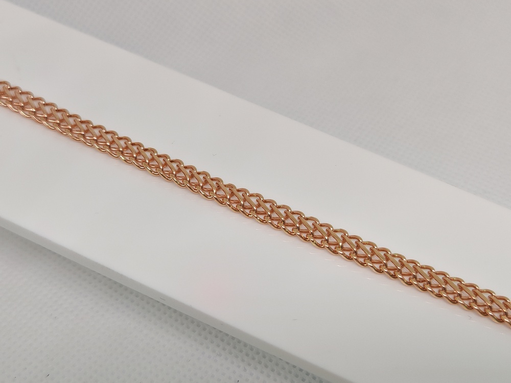 БЛ8585 БРАСЛЕТ ПОЛНОВЕСНЫЙ Восьмерка (Au 585)