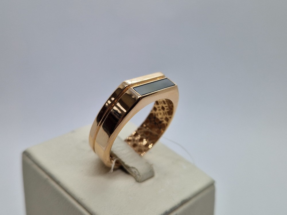 КОЛЬЦО ПЕЧАТКА с камнем (Au 585)