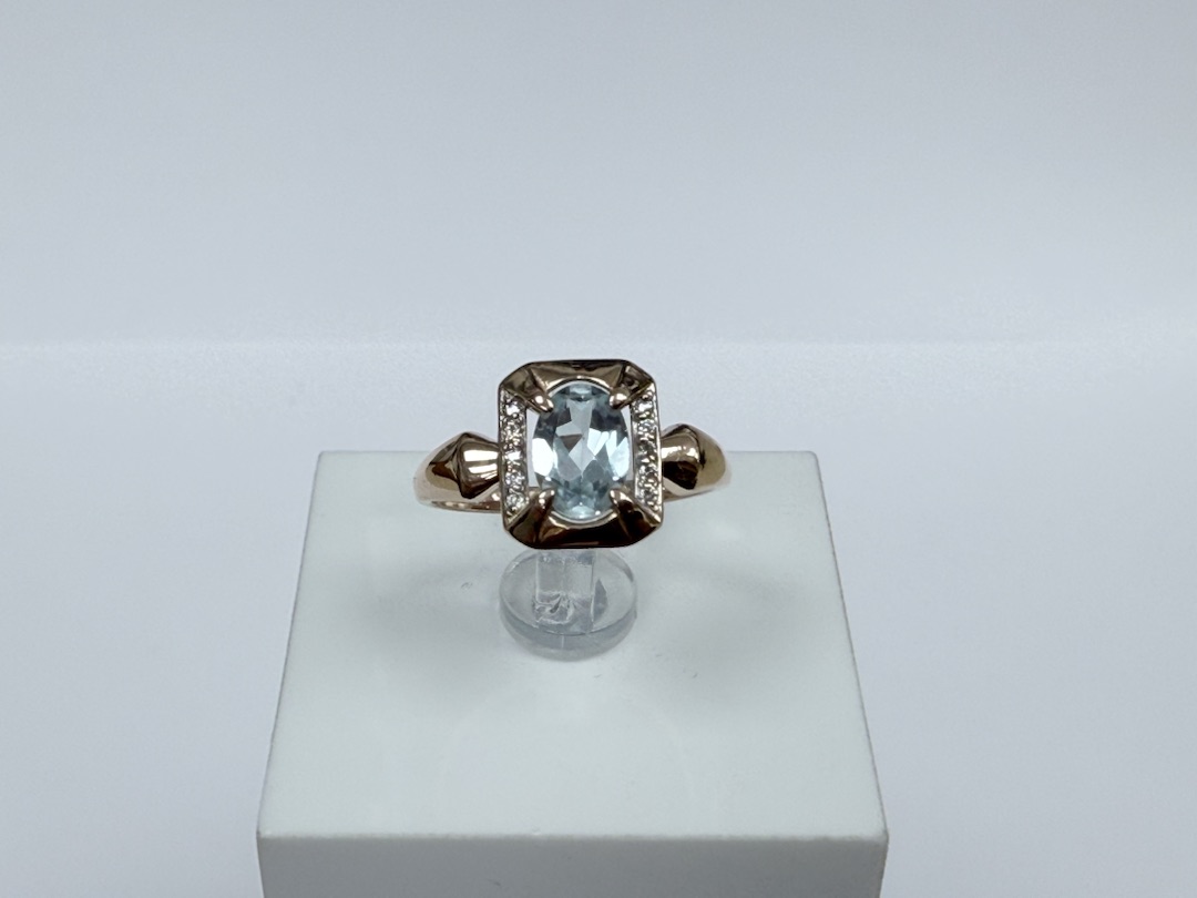 КОЛКМИ585 КОЛЬЦО С КАМНЯМИ (Au 585)