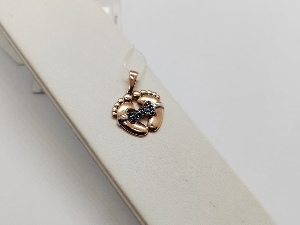 ПОДВЕСКА С КАМНЯМИ (Au 585)