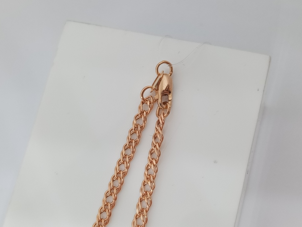 НЦ 12-076ПГ ЦЕПЬ ПУСТОТЕЛАЯ Ромб двойной (Au 585)