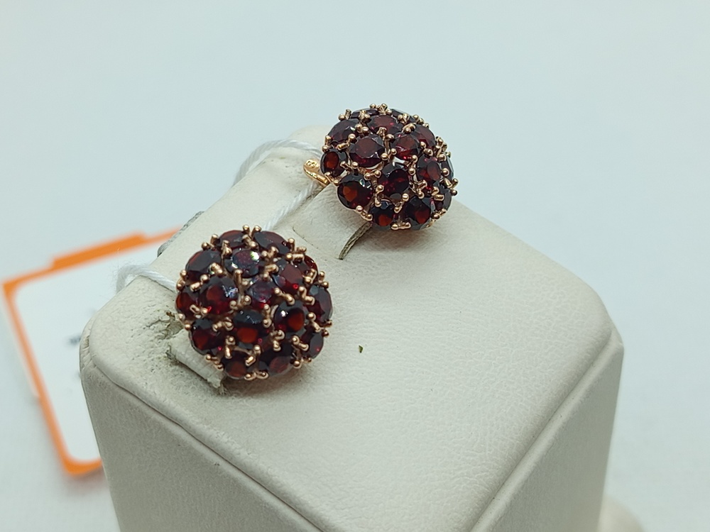 СКМИ585 СЕРЬГИ С КАМНЯМИ (Au 585)