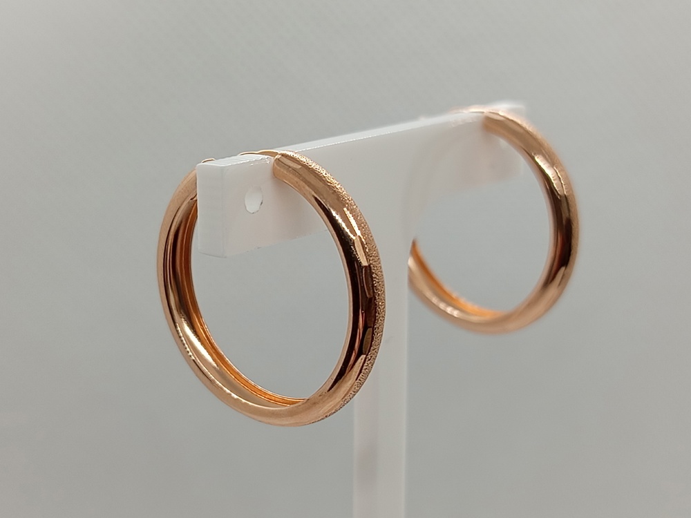 СКОН585 СЕРЬГИ КОНГО (Au 585)