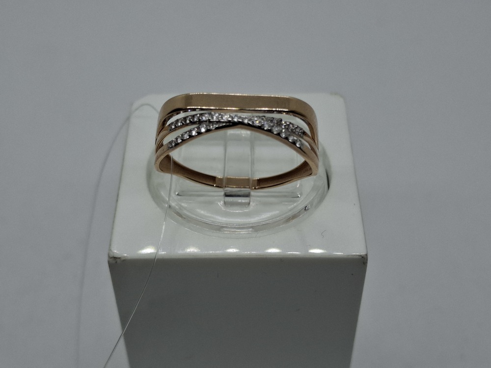 К13216200 КОЛЬЦО С КАМНЯМИ (Au 585)