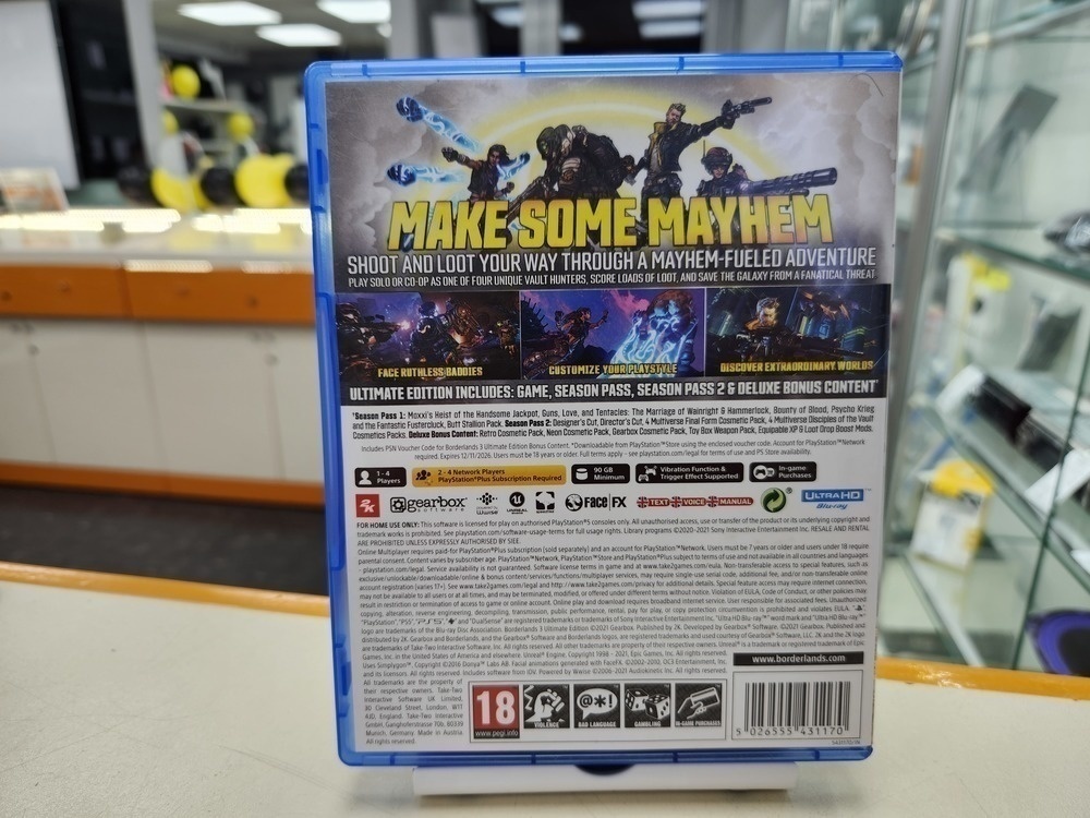 Игра Playstation 5 Borderlands 3