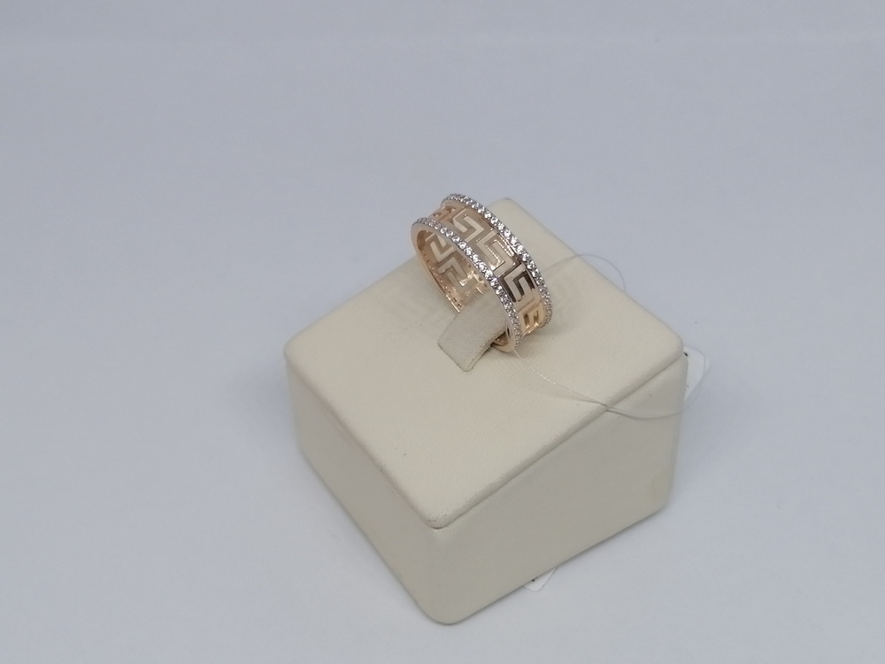 КОЛЬЦО С КАМНЯМИ (Au 585)