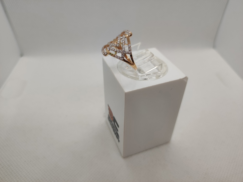 КОЛКМИ585 КОЛЬЦО С КАМНЯМИ (Au 585)