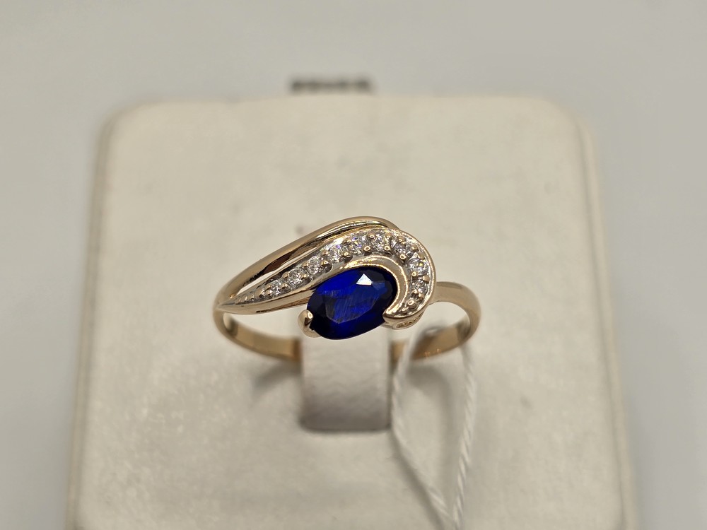 КОЛКМИ585 КОЛЬЦО С КАМНЯМИ (Au 585)