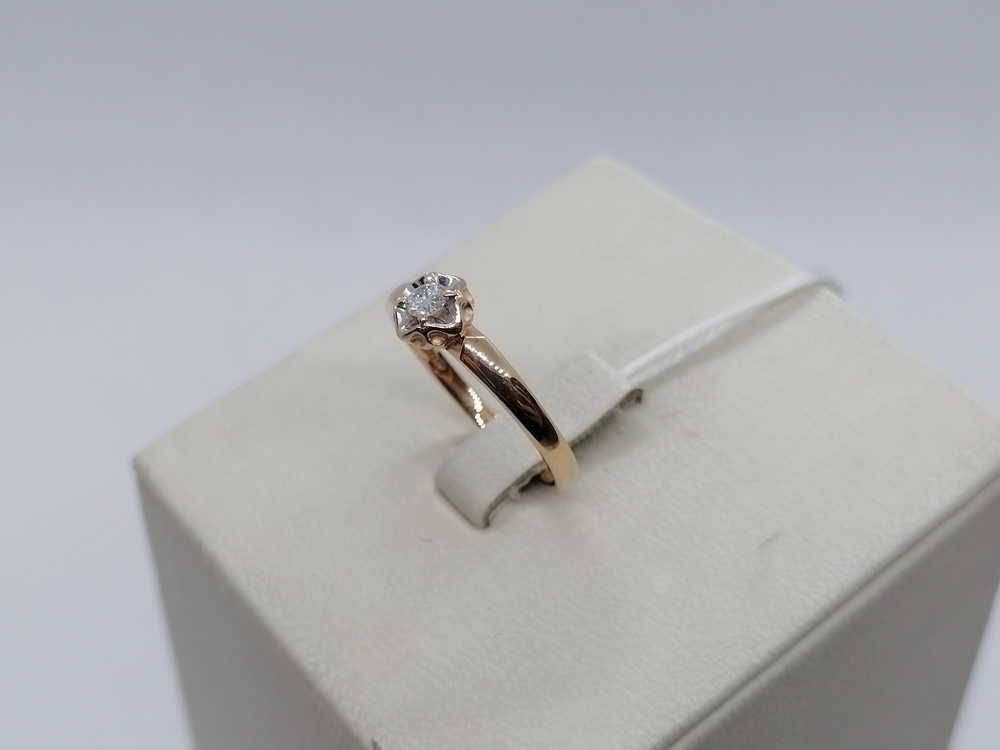 КОЛЬЦО БРИЛЛИАНТ Au 585