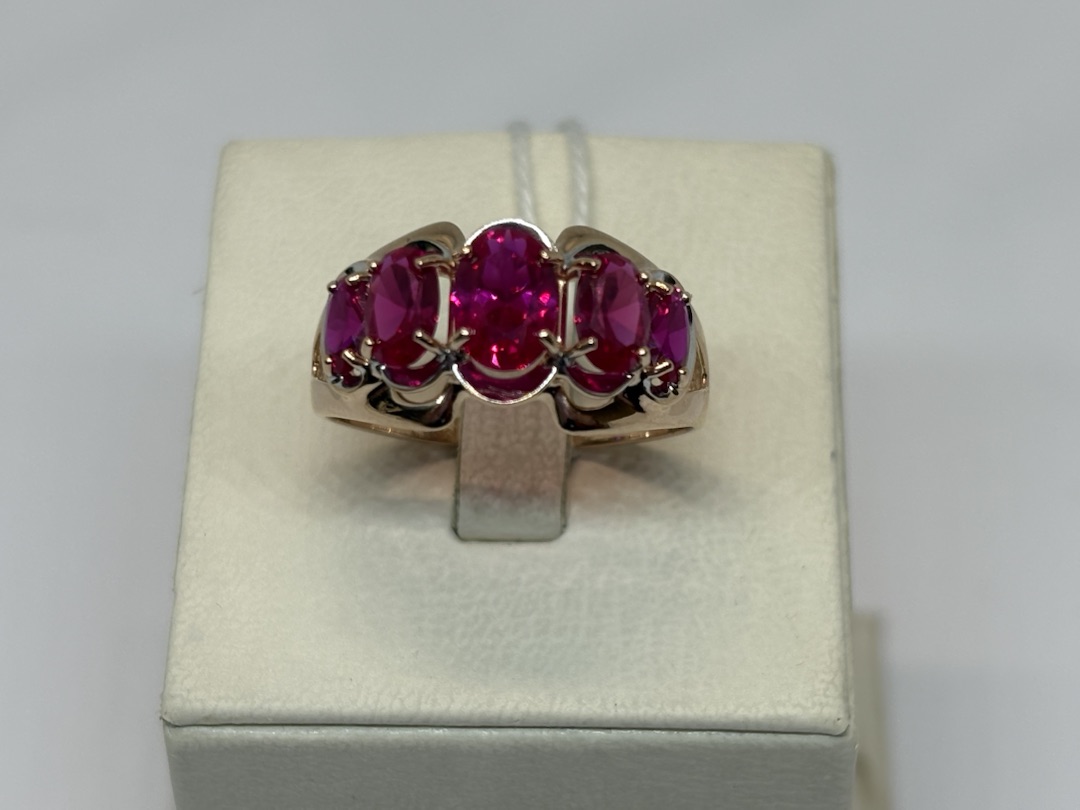 КОЛКМИ585 КОЛЬЦО С КАМНЯМИ (Au 585)