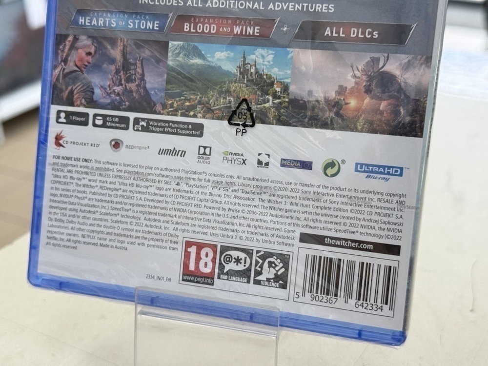 Игра  Playstation 5 THE WITCHER WILD HUNT COMPLETE EDITION