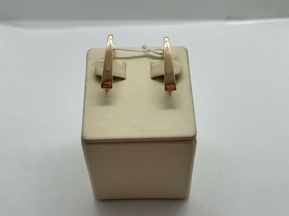 СБКМ585 СЕРЬГИ БЕЗ КАМНЯ (Au 585)