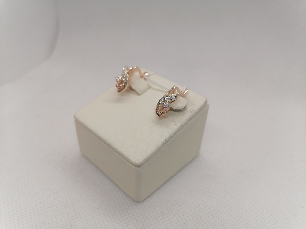 СЕРЬГИ С КАМНЯМИ (Au 585)