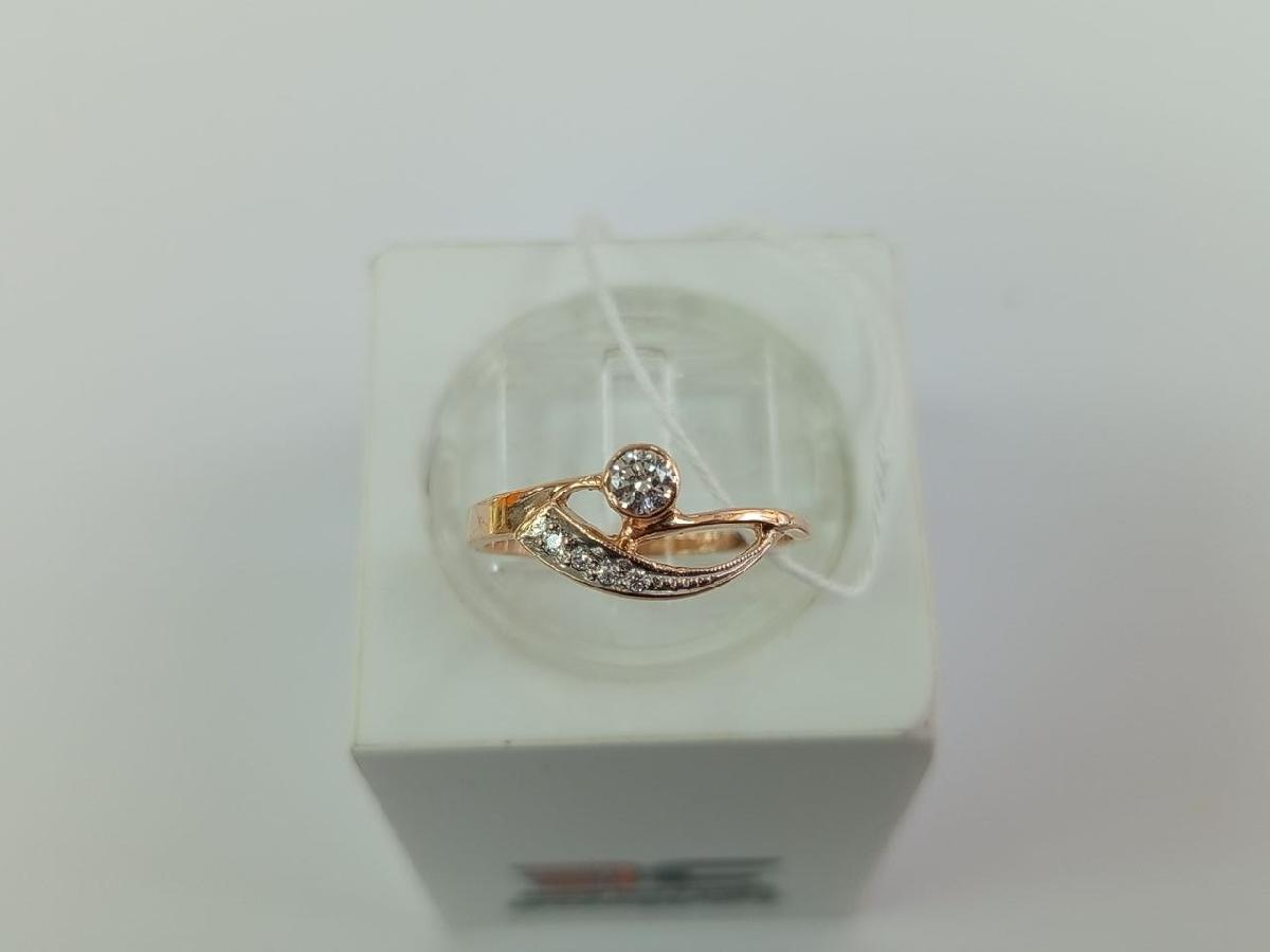 КОЛКМИ585 КОЛЬЦО С КАМНЯМИ (Au 585)