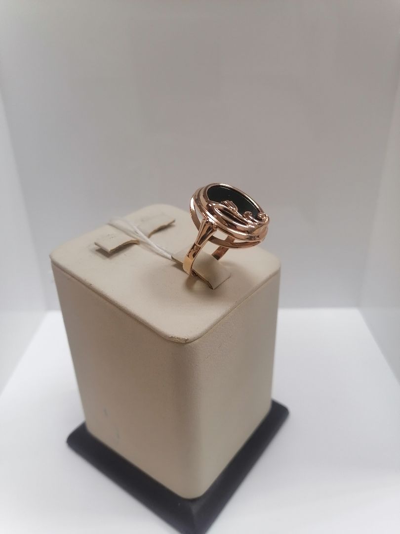 КОЛКМ585 КОЛЬЦО С КАМНЕМ (Au 585)