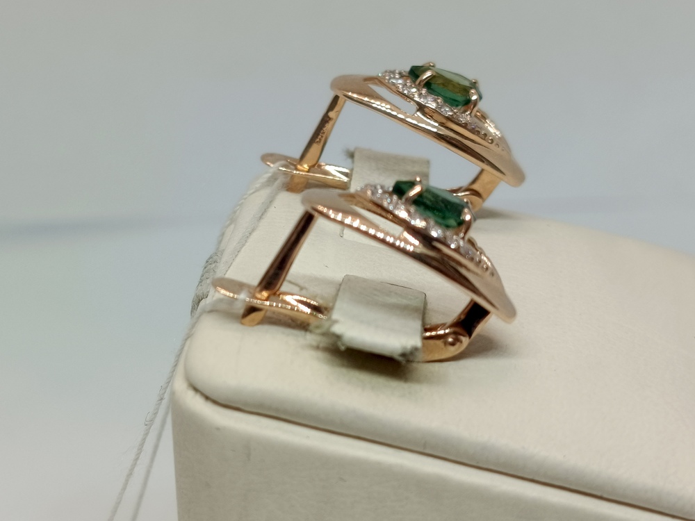 СКМИ585 СЕРЬГИ С КАМНЯМИ (Au 585) СКМИ585 СЕРЬГИ С КАМНЯМИ (Au 585)