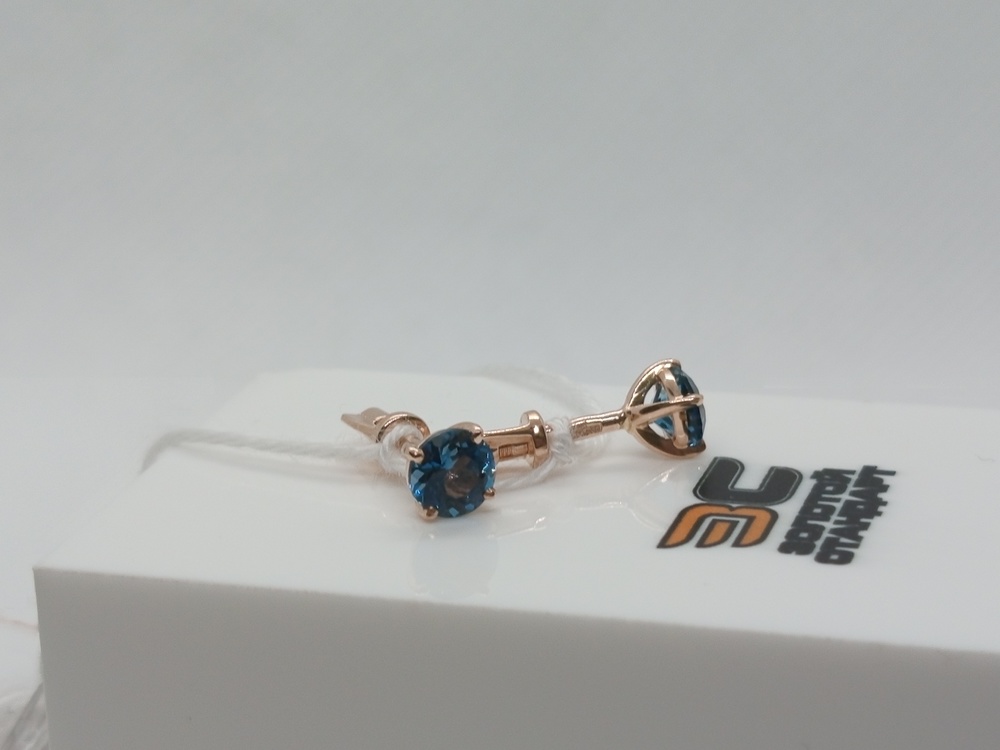 СПУС585 СЕРЬГИ ПУСЕТЫ (Au 585)