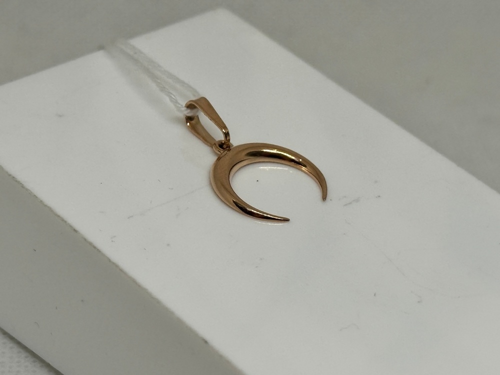 ПОДПБК585 ПОДВЕСКА ПОЛУМЕСЯЦ БЕЗ КАМНЯ (Au 585)