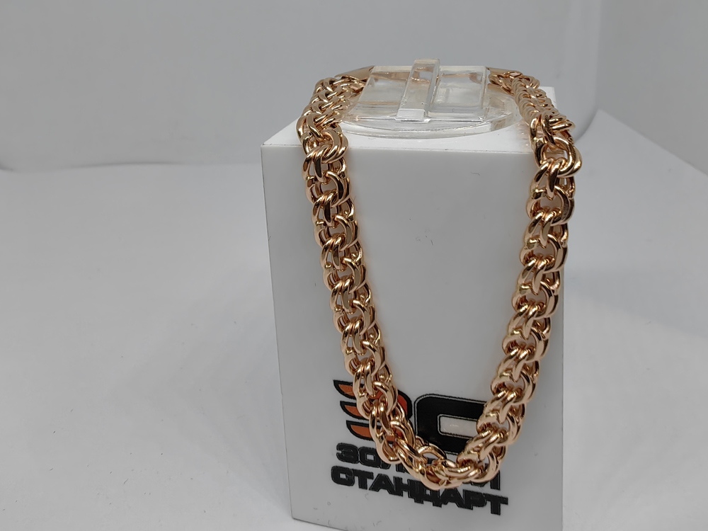 БРАСЛЕТ ПУСТОТЕЛЫЙ Бисмарк (Au 585)