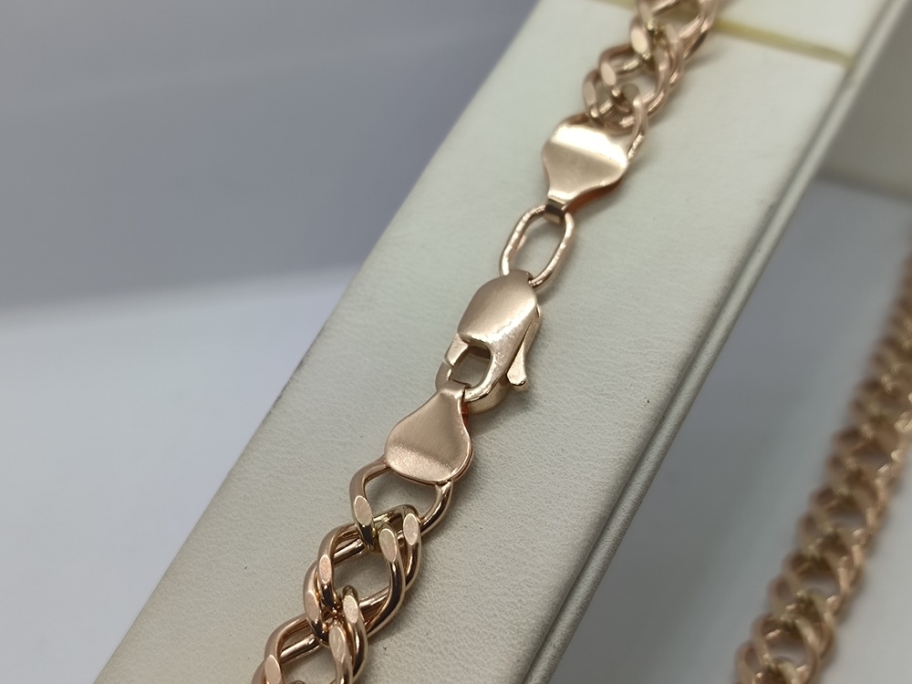 ЦПР2585 ЦЕПЬ ПУСТОТЕЛАЯ Ромб двойной (Au 585)