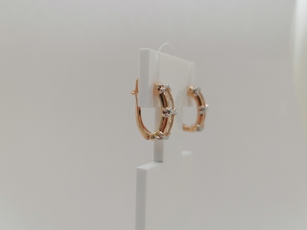 СЕРЬГИ С КАМНЯМИ (Au 585)