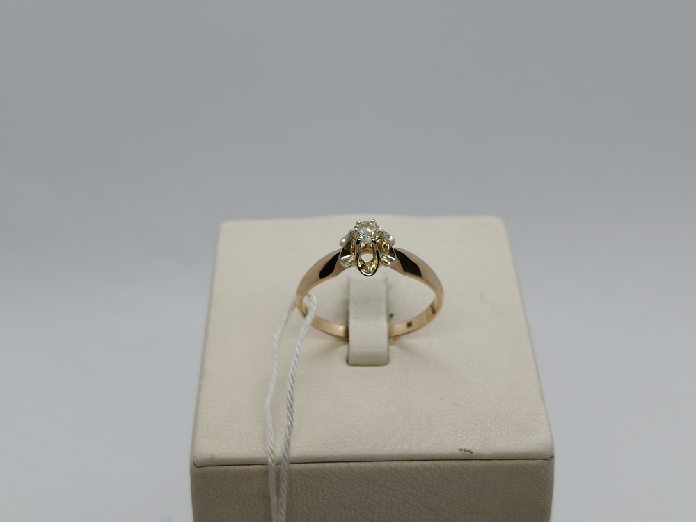 КОЛЬЦО БРИЛЛИАНТ Au 585