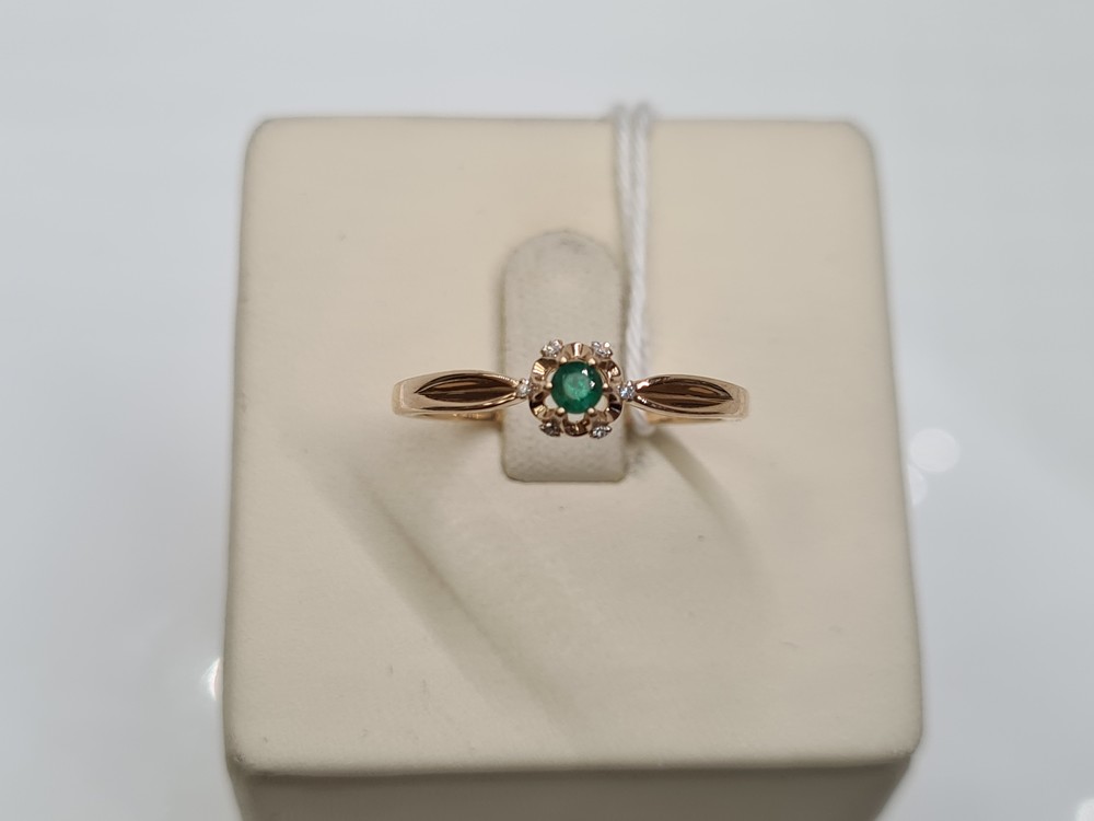 КОЛКМИ585 КОЛЬЦО С КАМНЯМИ (Au 585)