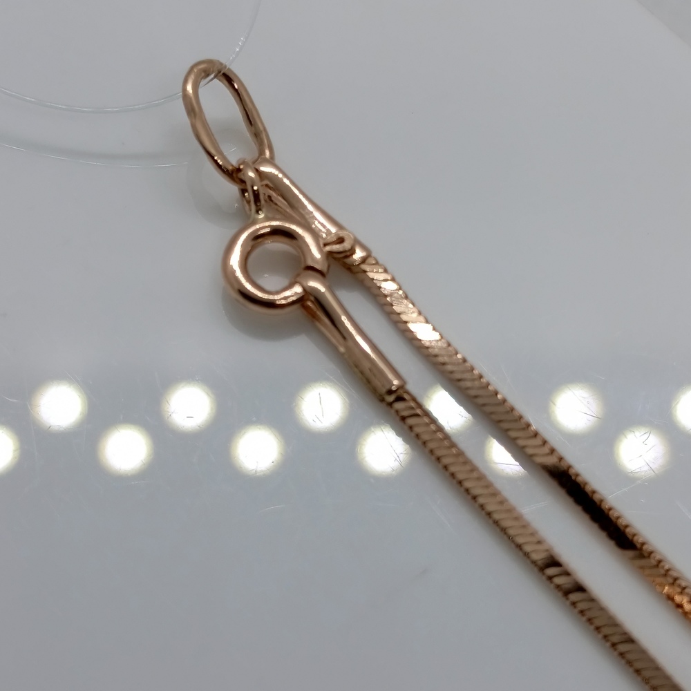 ЦЕПЬ ПОЛНОВЕСНАЯ Снейк квадратный (Au 585)