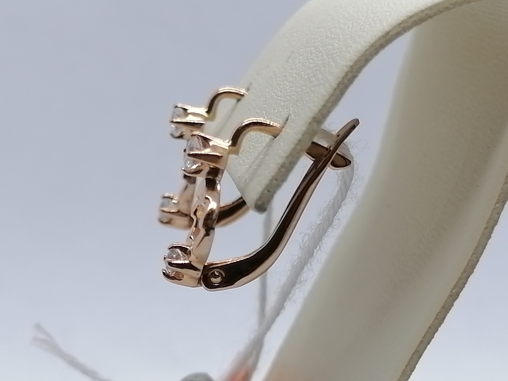 СЕРЬГИ С КАМНЯМИ (Au 585)