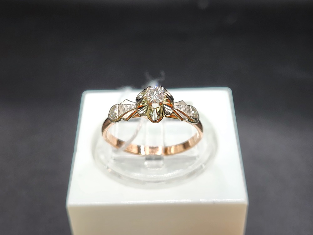 КОЛЬЦО БРИЛЛИАНТ Au 583