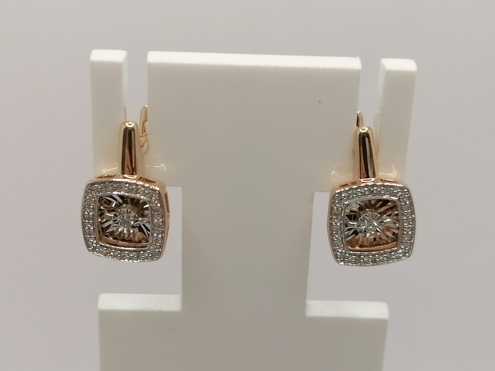 СЕРЬГИ БРИЛЛИАНТ (Au 585)