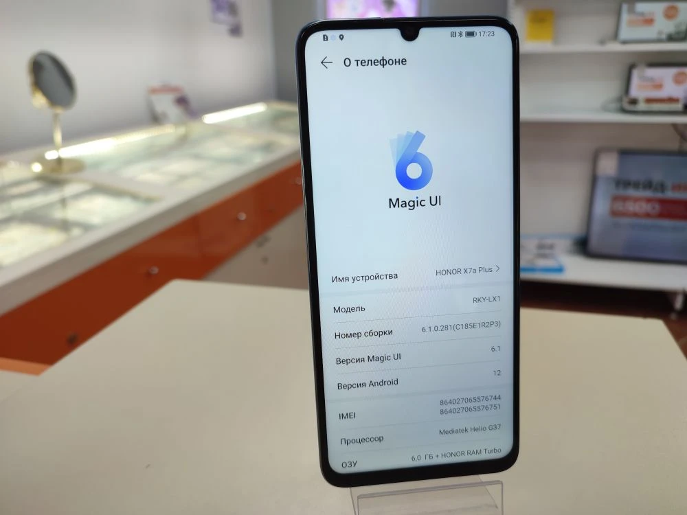 Смартфон Honor X7A Plus 6/128