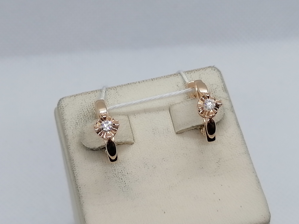 СЕРЬГИ БРИЛЛИАНТ (Au 585)